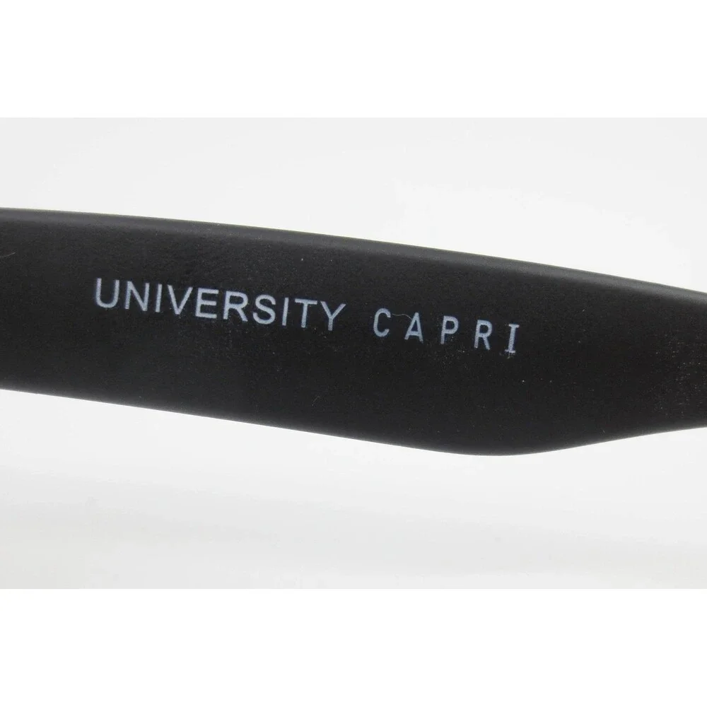 University Capri Eyeglasses Matte Black Wayfarer Frames 52-20-145 36708